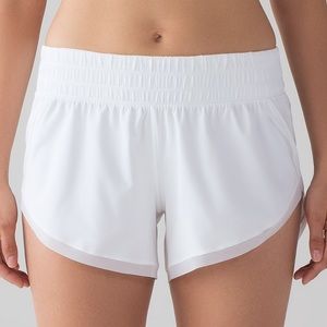 White RARE Lululemon anew shorts